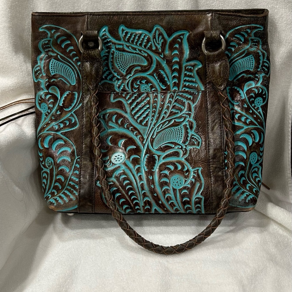 Patricia Nash Turquoise Collection Tote